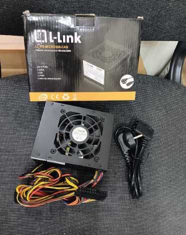 Блок захранване L-Link LL-PS-MICRO-500-CAB, 500W, 24-пинов