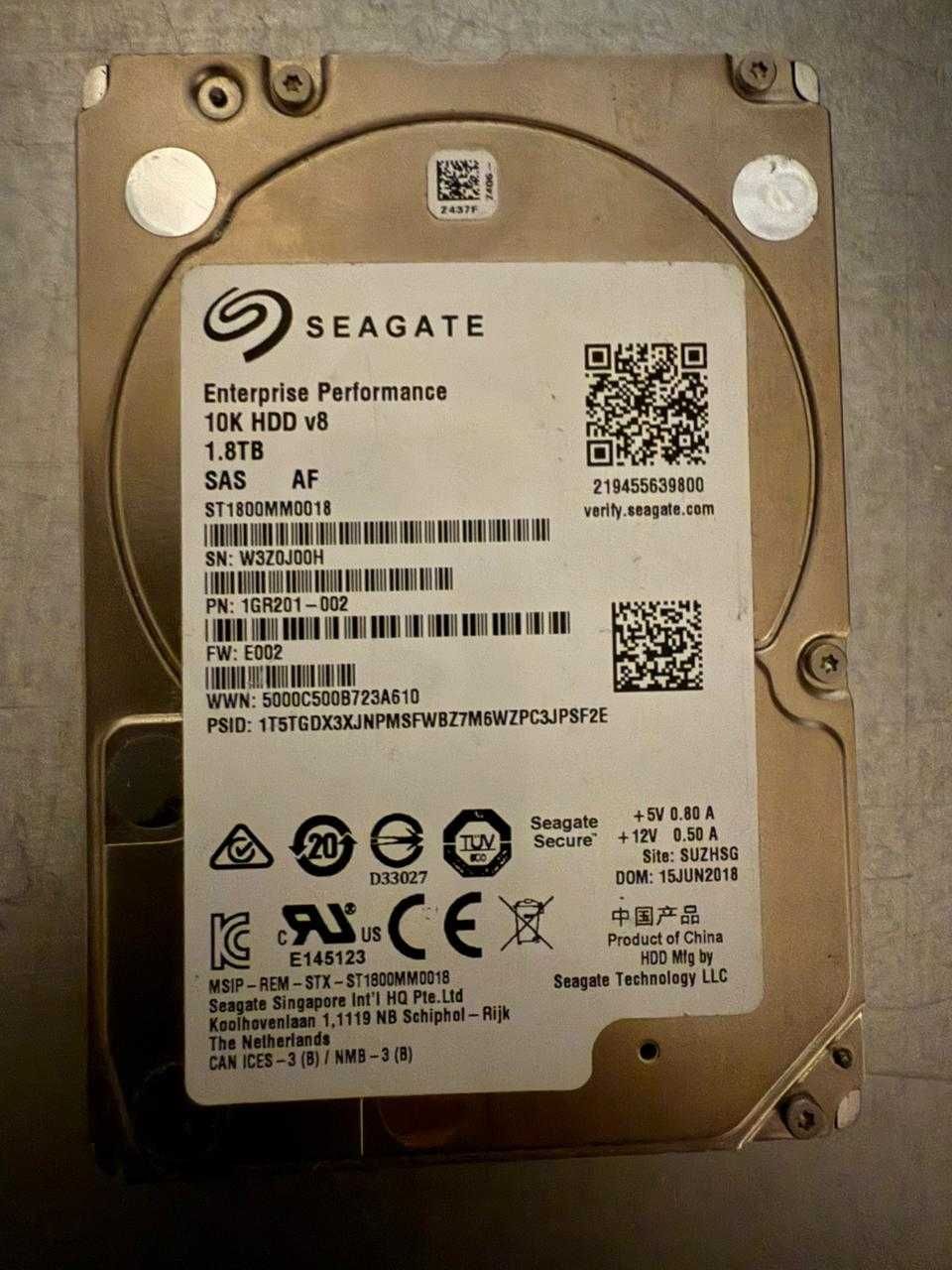 Серверный жесткий диск Seagete (HGST) 1.8Tb 10K SAS 2.5"