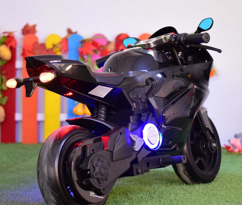 Motocicleta electrica pentru copii KinderAuto SX1629 250W 24V #Black