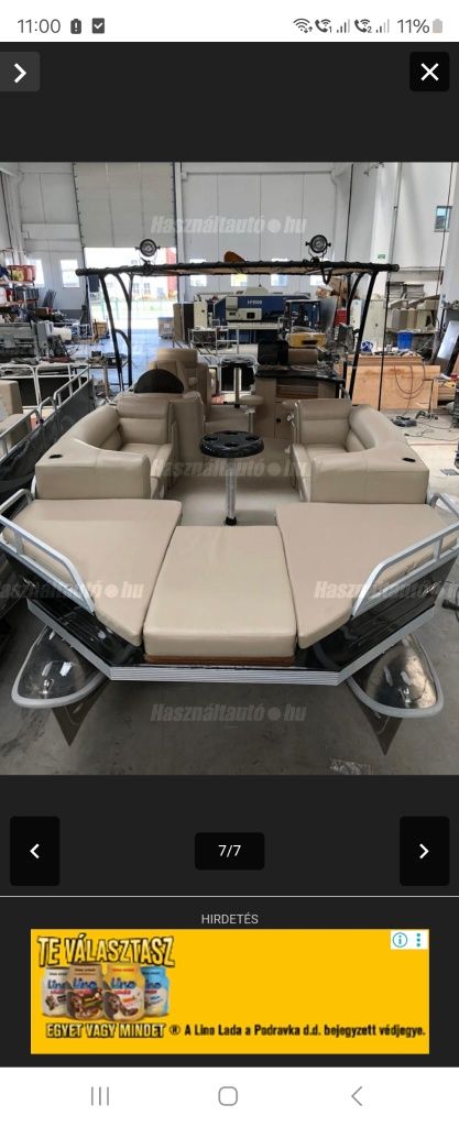 Vând ponton tip catamaran Sharkcaretta SC8M
	•	motor electr