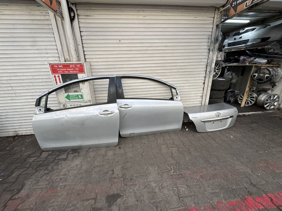 Тойота Ярис купе двери кузов ходовка двигатели коробка передача