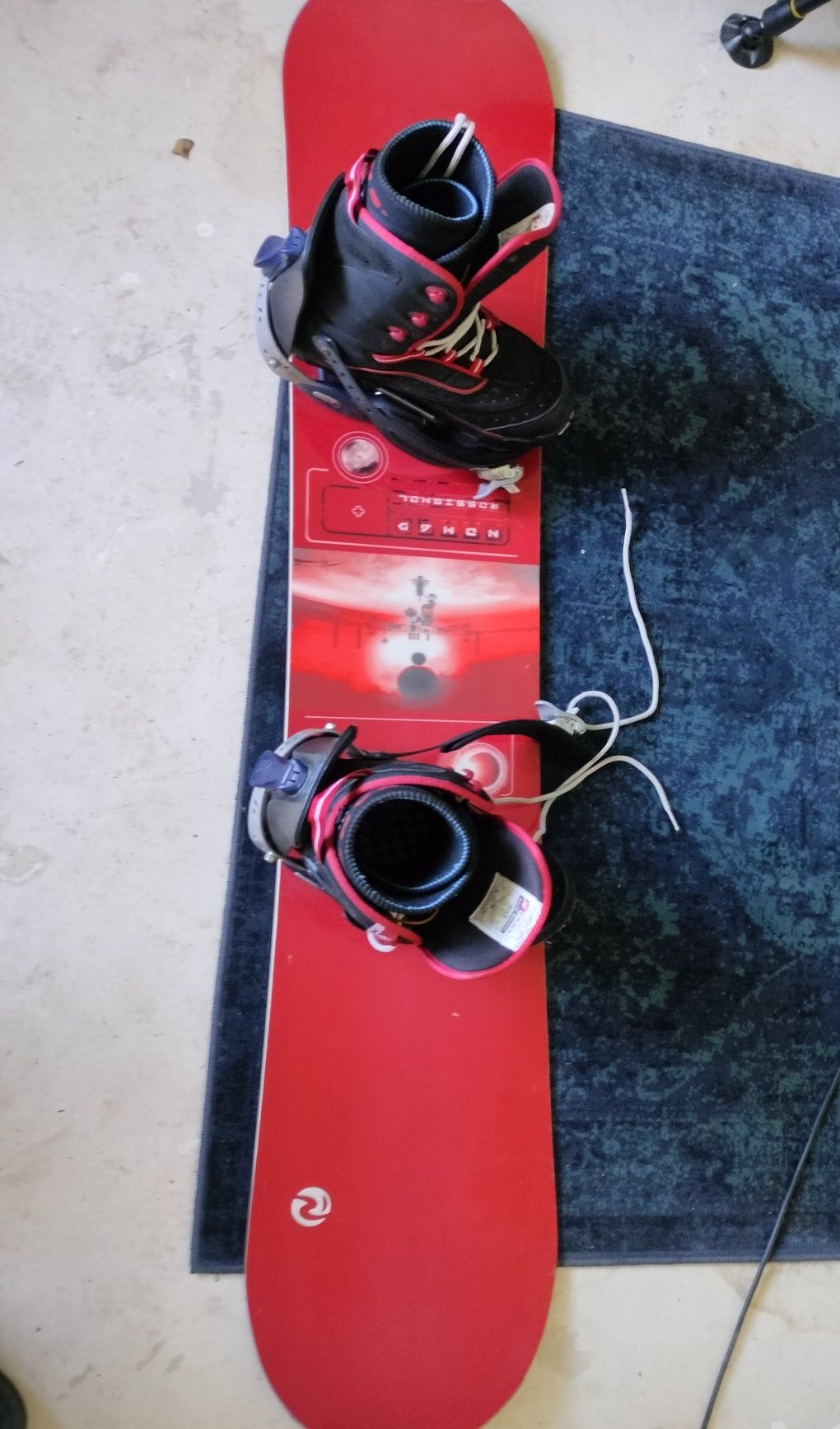Snowboard Rossignol + legături + boots Vans (44.5) – gata de sezon