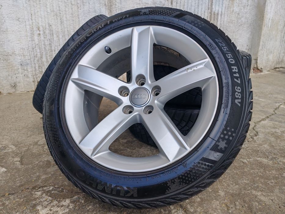 15) Jante r17 Audi 5x112 Anvelope 225 50 17