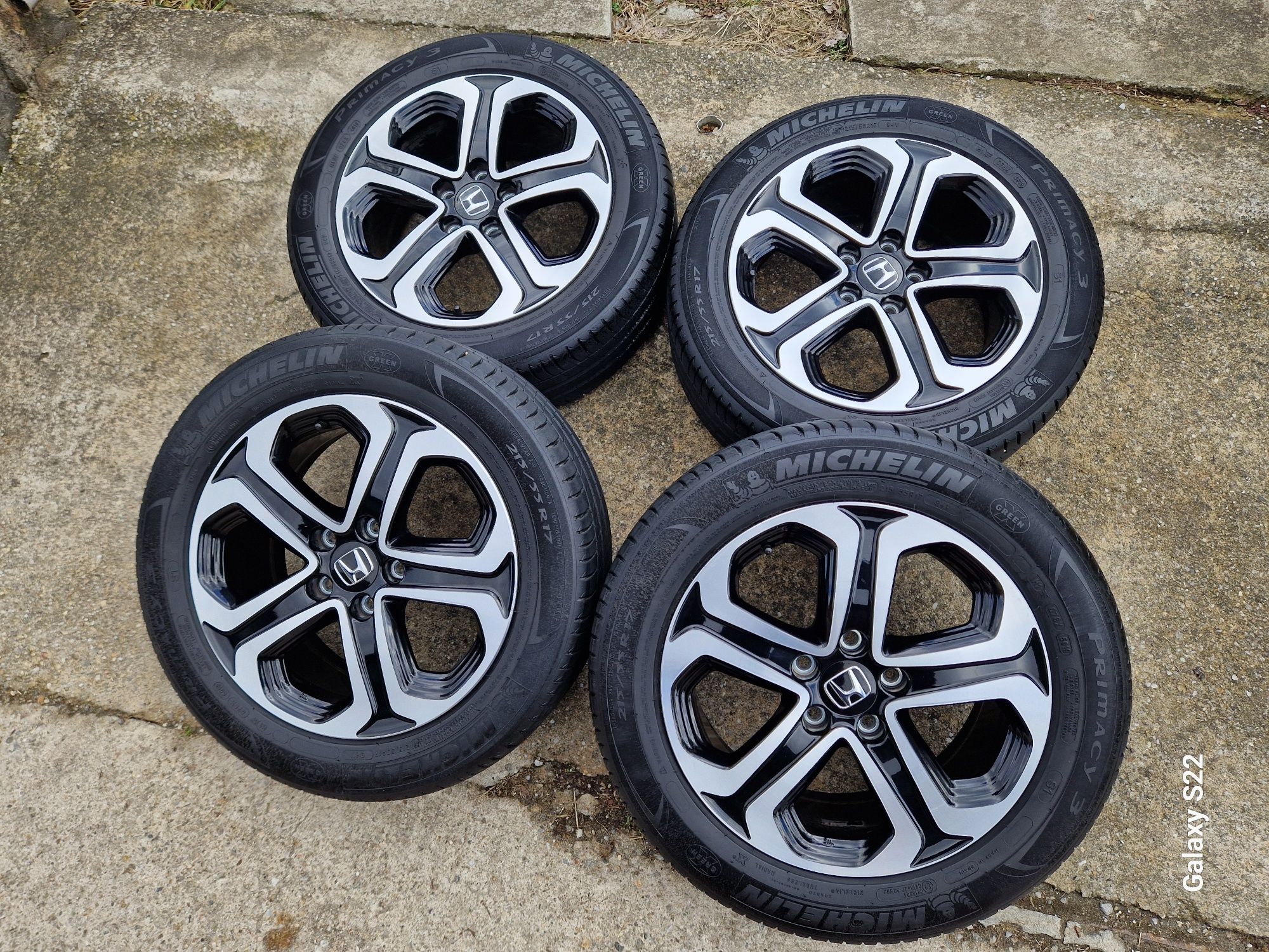 Jante Honda HRV CRV anvelope vara 215 55 17 Michelin