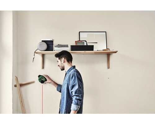 Nivelă cu laser Bosch Atino, 1 linie dreaptă cu ruletă 1,5m (NOU)