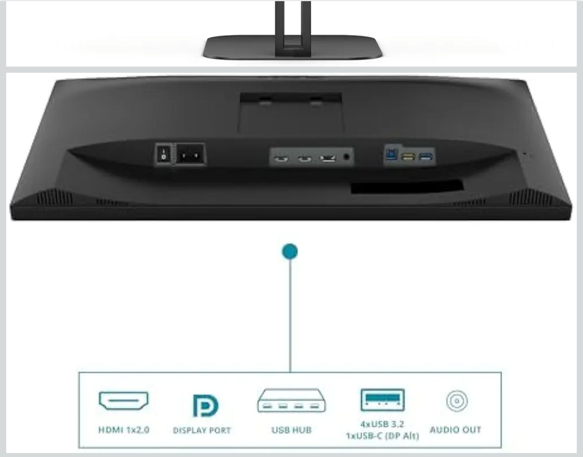 AOC CU34V5CW - 34 Inch WQHD Curved Monitor, 2 MP Webcam, Speaker,