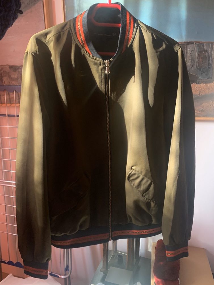 Jachetă/bomber din satin, Zara