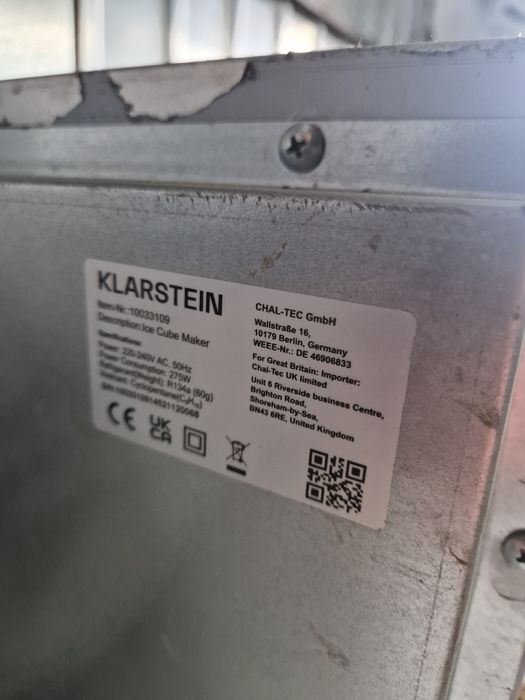 Vand masina gheata klarstein pro