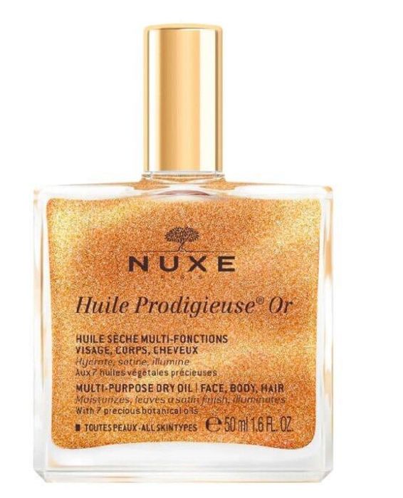 Nuxe масло с блестящи частици