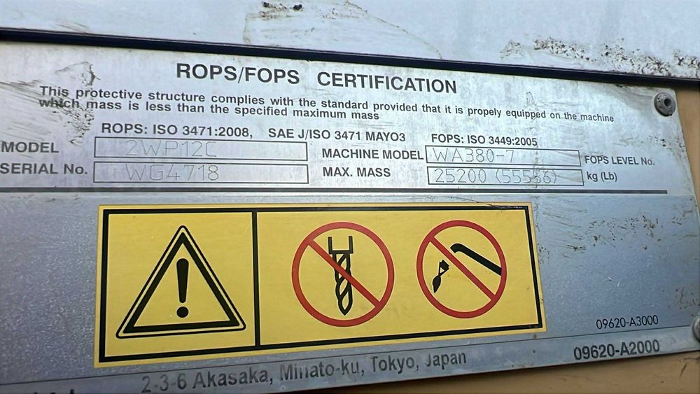 Motor Komatsu WA 380-7