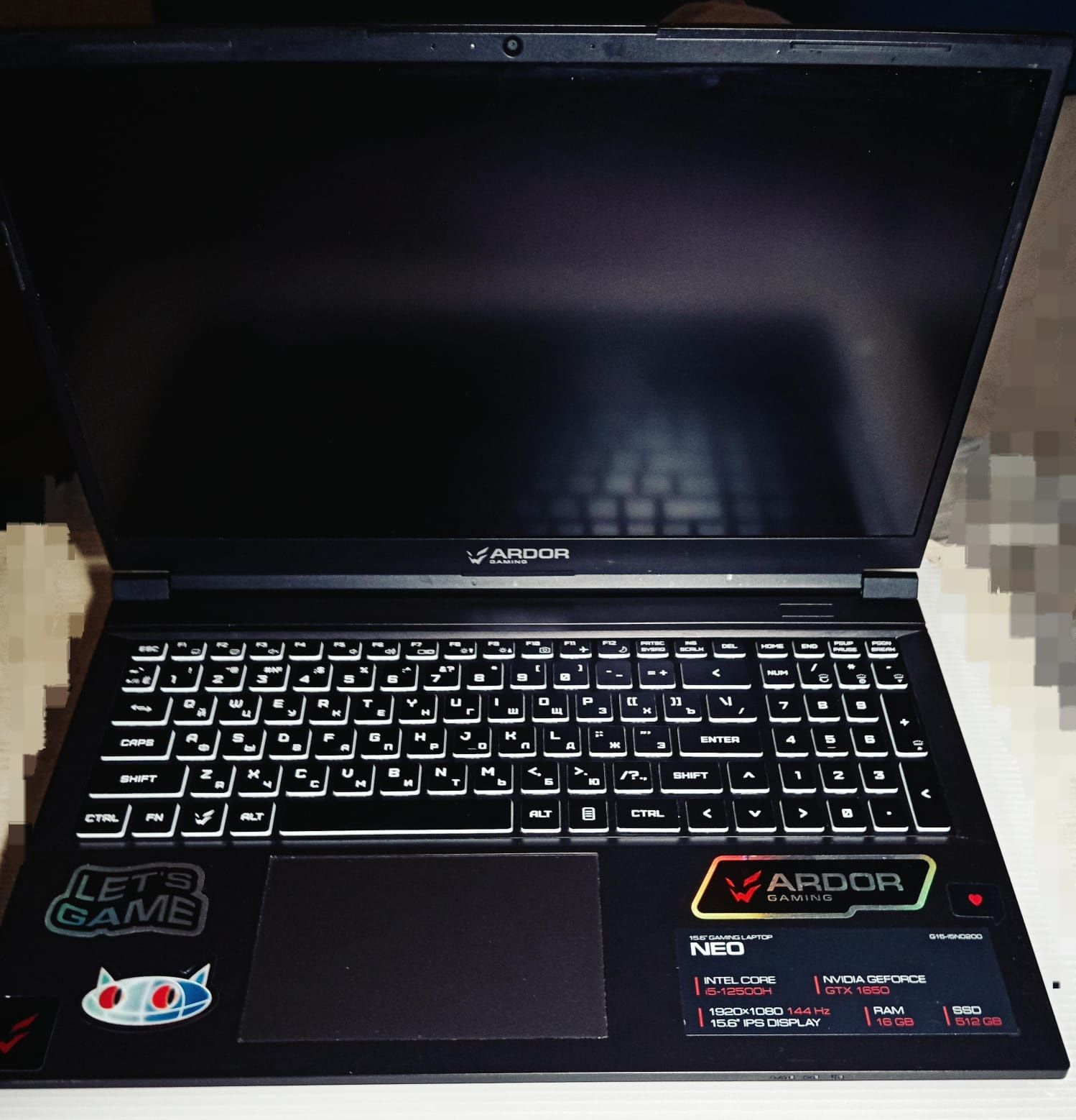 Ноутбук ardor gaming