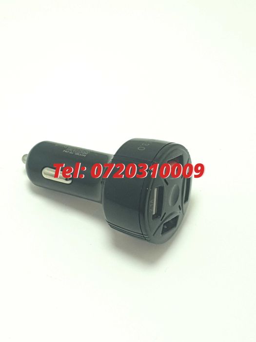 Incarcator Masina Auto 4 Porturi Bricheta Usb Qc Incarcare Rapida