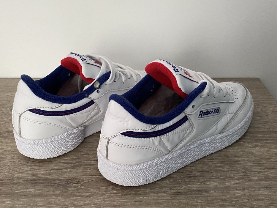 Adidasi albi Reebok Club C85