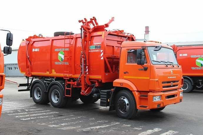 мусоровоз с боковой загрузкой ко 440-5