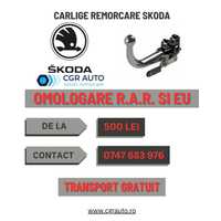 Carlige remorcare Skoda omologate, premium