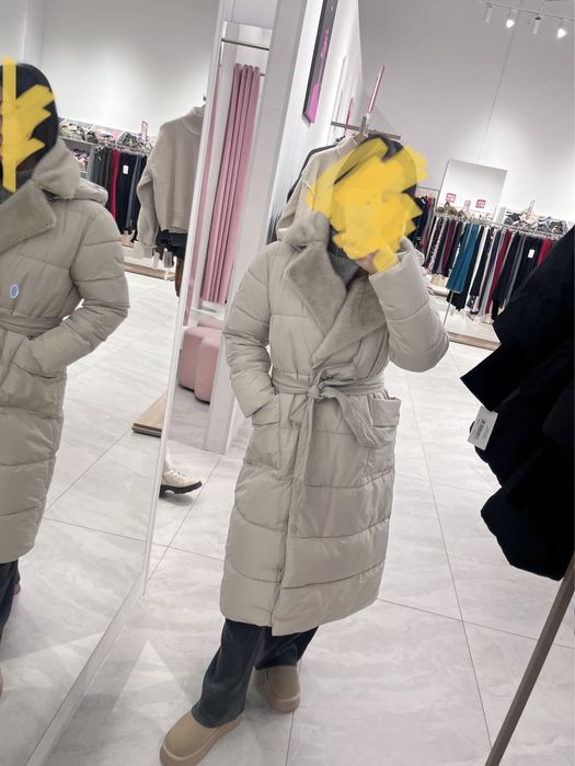 Зимняя удлиненная куртка Новая с итикеткой