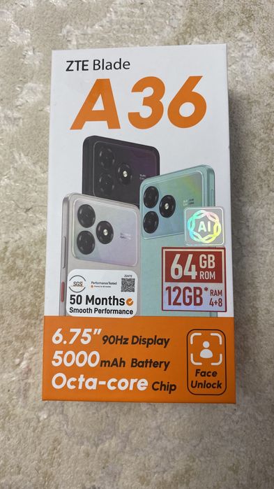 ZTE A36 новый в упаковке