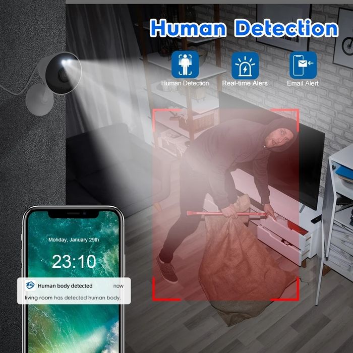Camera IP supraveghere FHD interior baby monitor TUYA