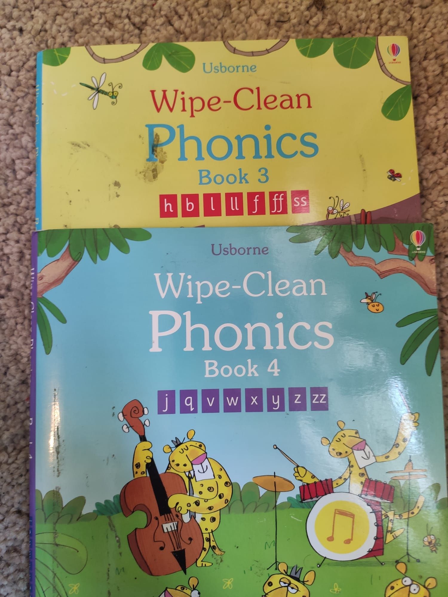 Set cărți Usborne limba engleza wipe and clean