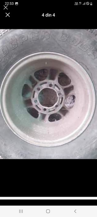 Jante aluminiu r15 pentru Mitsubishi pajero și ford maverick.in prezoa