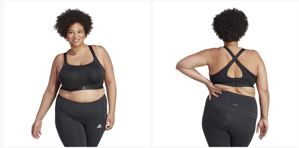 Тренировочный бюстгальтер с высокой поддержкой ADIDAS, раз 46С (105С)