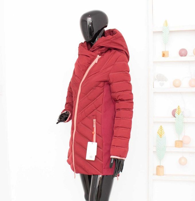 Kari Traa VOSS CASUAL JACKET дамско яке парка пухено хибрид червено XS