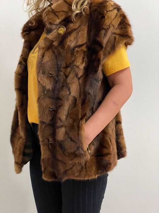 Vesta de Blană de Vizon