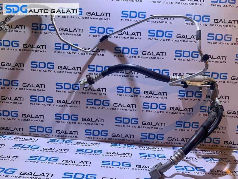 Conducta Conducte Teava Tevi Radiator Compresor AC Clima Climatizare Opel Astra G 1.2 1.4 1.6 1.8 2.0 1998 - 2004 Cod 09130608