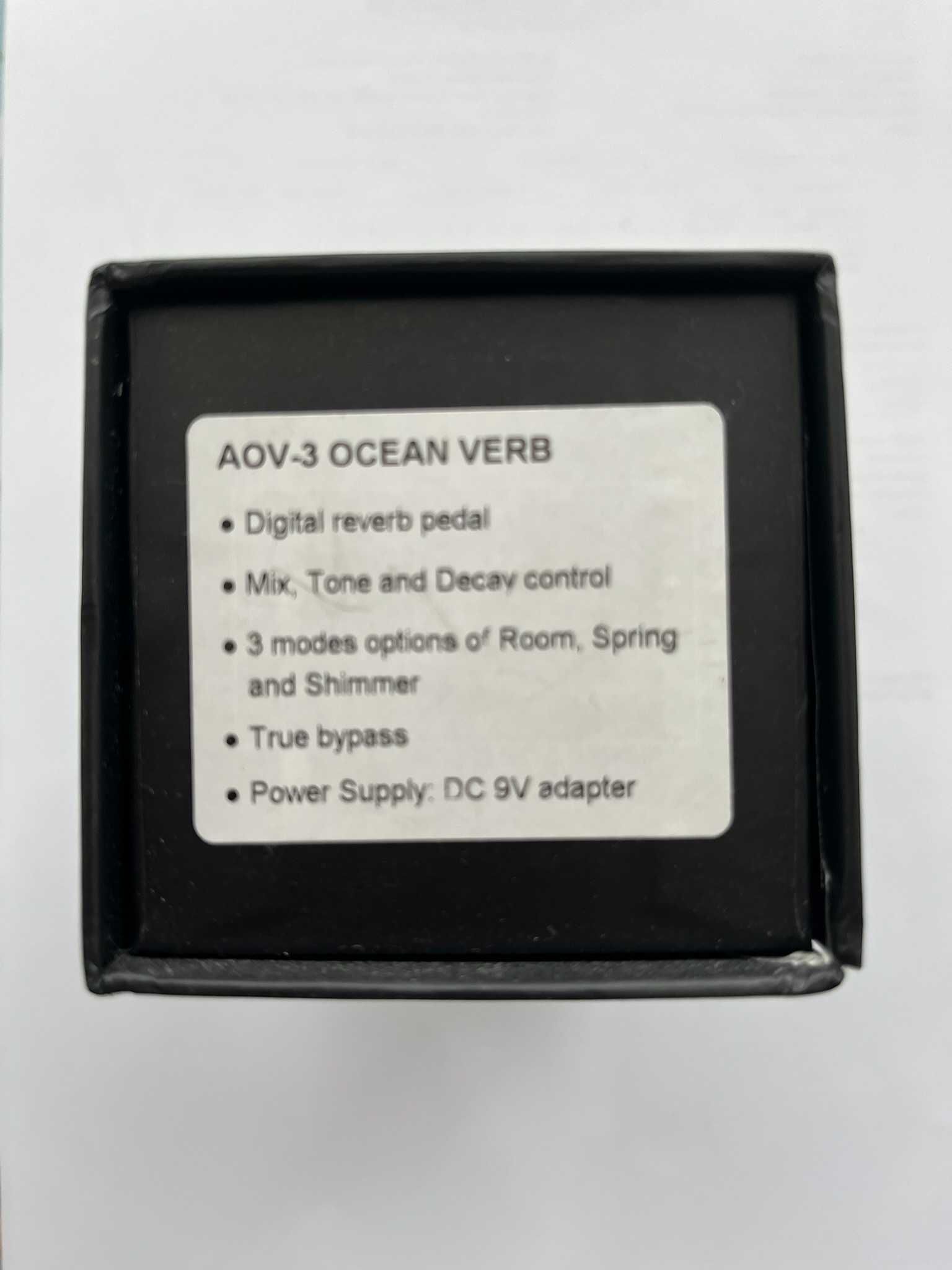 Tomsline AOV-3 Ocean Verb – цифров педал за ефект на ел. китара