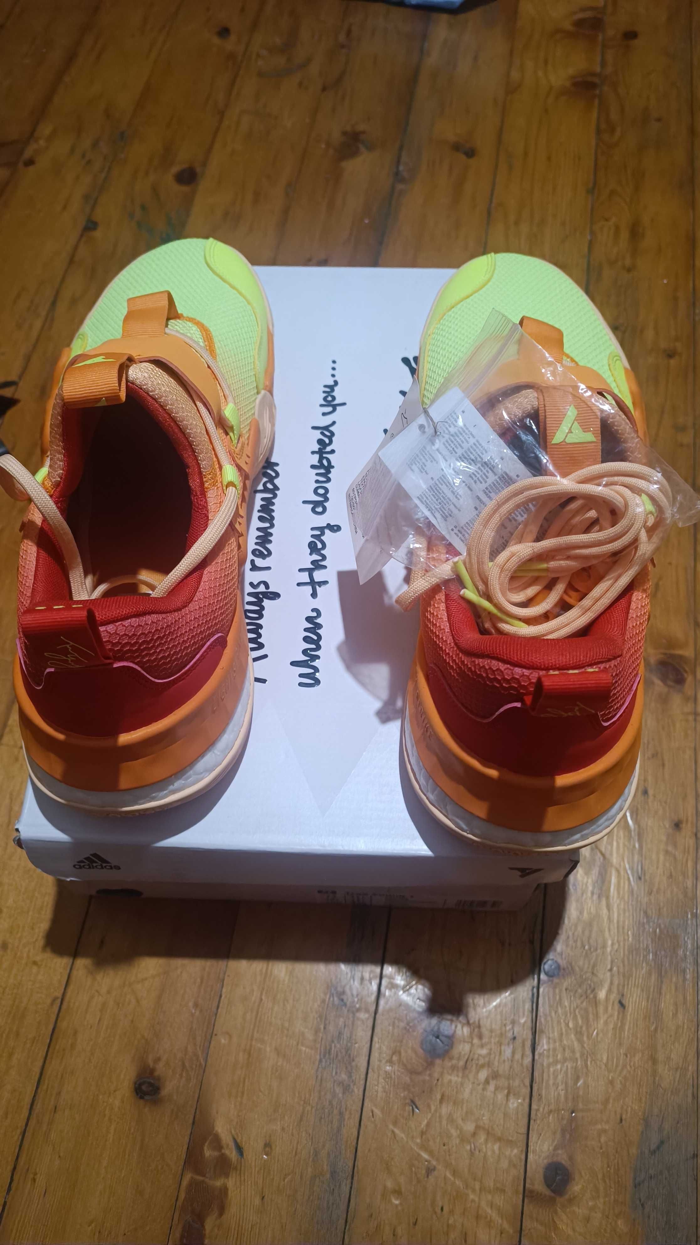 ADIDAS Trae Young 1 Shoes Orange/Yellow