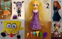 Rapunzel, Minnie, Vampirina,  Sparkle, Merida, Sponge Bob