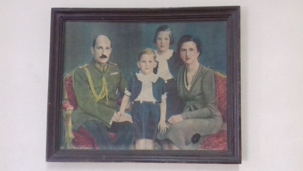Стара снимка Цар Борис III и Царското семейство