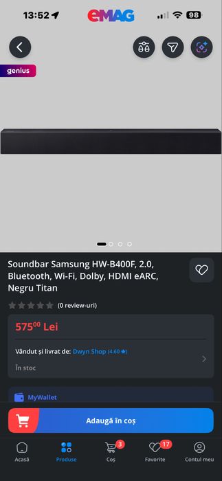 Samsung Soundbar nou deschis pentru testare