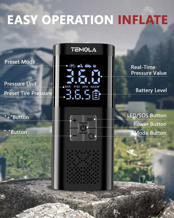 Pompă de aer electrică TEMOLA TN10.