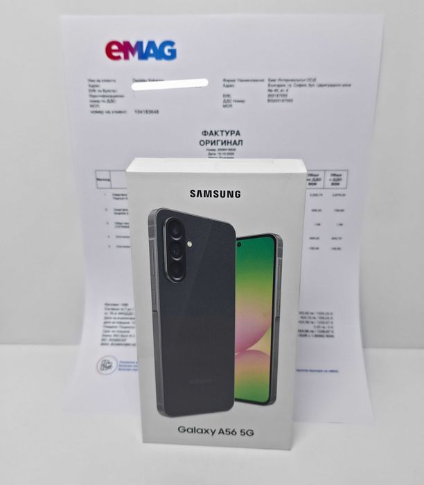 НОВ•Samsung A56 256GB Graphite