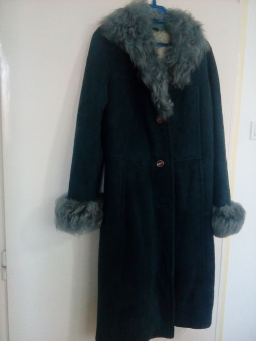 Дамско яке,шуба,телешка напа, луксозна българска колекция