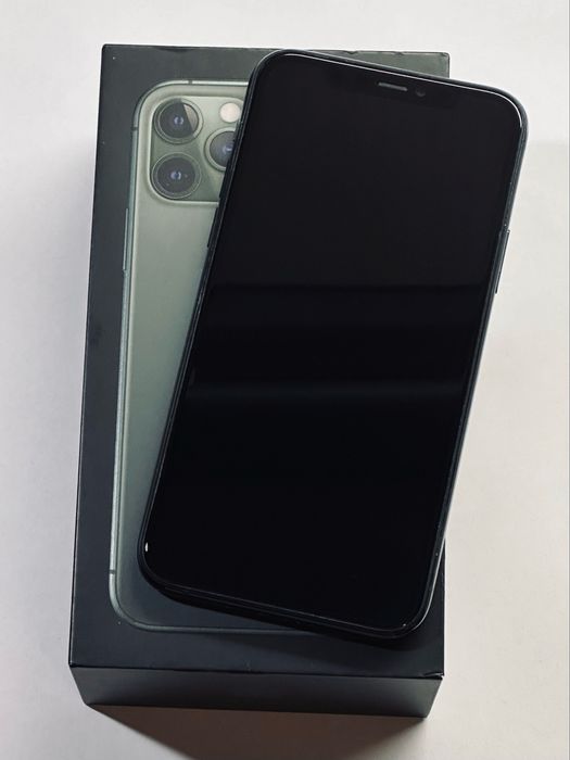 iPhone 11 Pro Green 91% battery