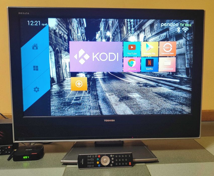 32" LCD Телeвизор Toshiba + Android TV box