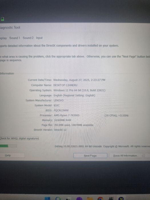 Laptop gaming lenovo legion ryzen 7 7435HS,  rtx 4050 , 16 GB,  1.5 TB