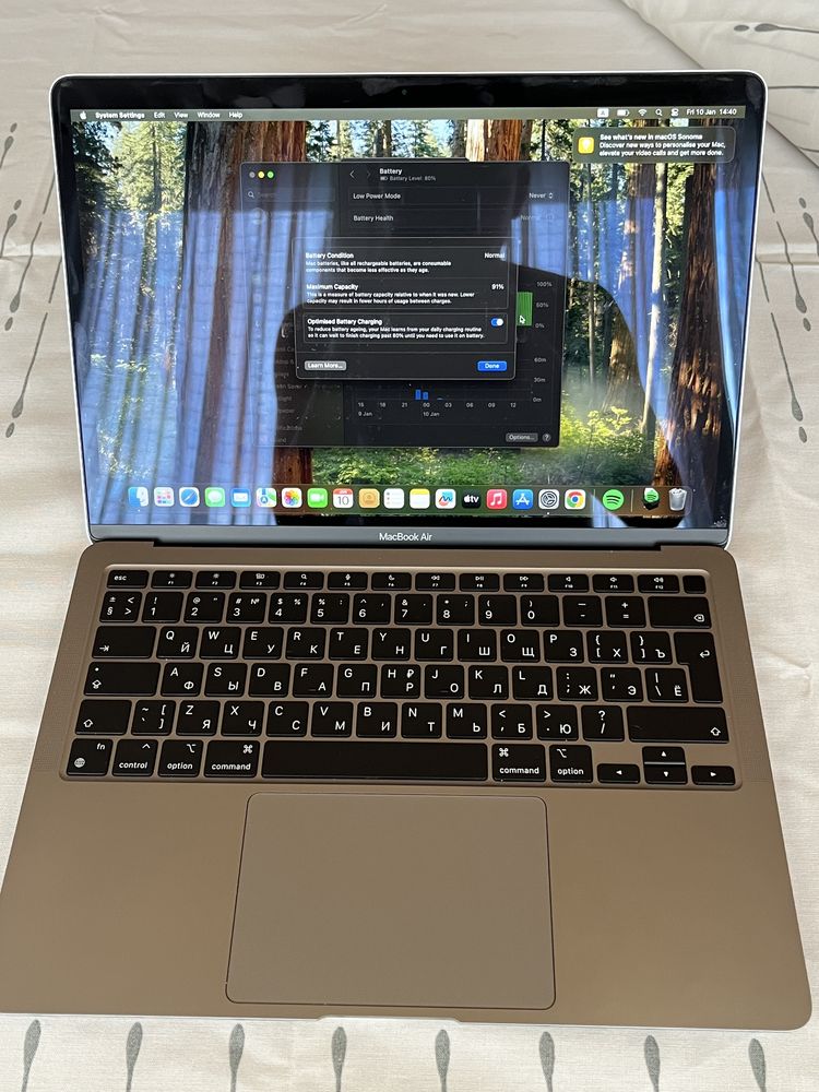 Macbook m1 256gb 8 ram