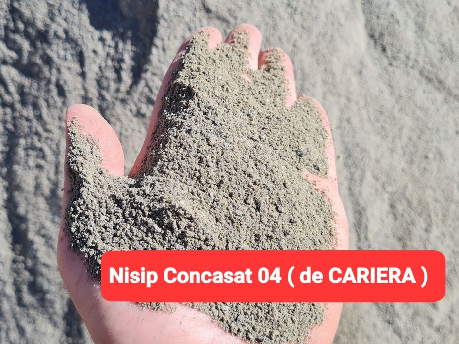 Nisip concasat de CARIERA
