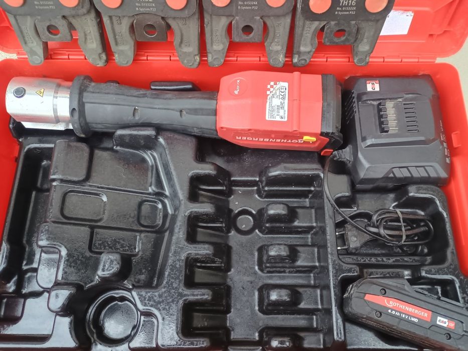 Presa sertizat rothenberger romax 4000 set cu 5 bacuri th,cutie,incarc