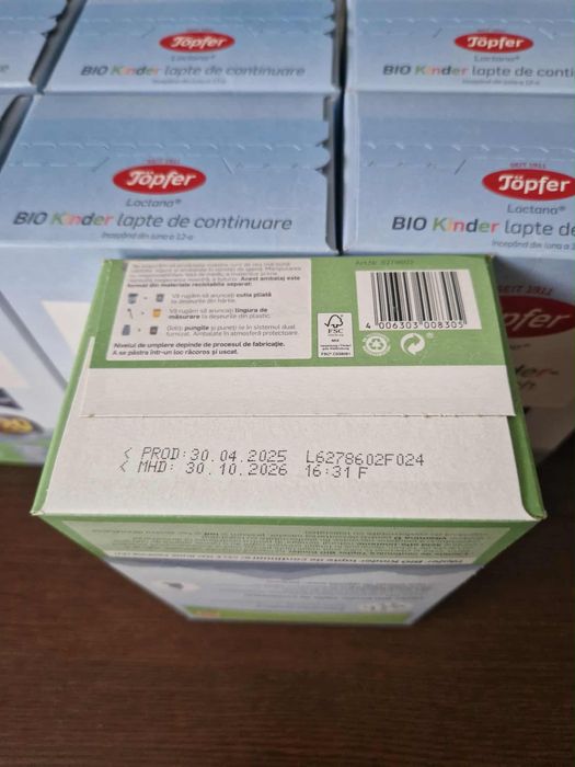 Vand lapte praf topfer kinder bio 8 cuti cu data expirare 10.2026