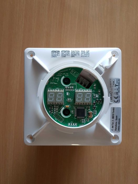 Ventilator Cata E-100/E-100 GTH, putere 4/8W, debit maxim aer 115 mc/h