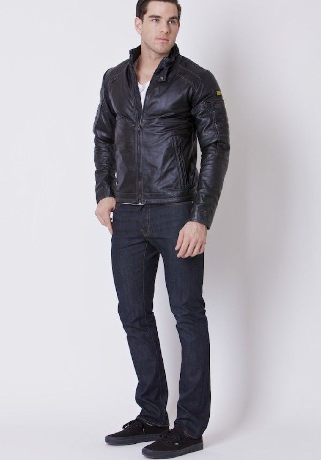 G-star Mens MFD leather jacket