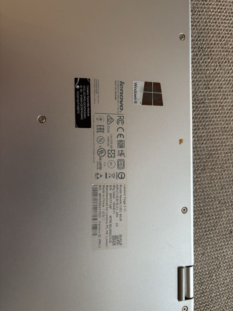 Лаптоп Lenovo Yoga 3 11