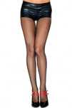 Ciorap plasa, dres, Negru, Ochiuri mici, One Size INT