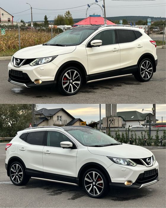 Nissan Qashqai 2015 / 1.5 DCI / 110 CP / Tekna / Alb perlat / Euro6