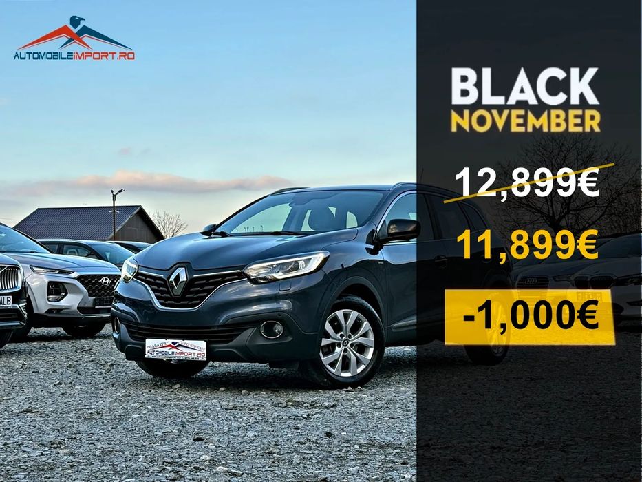 Renault Kadjar Limited Edition,Incalzire parbriz+scaune,Navi,Garantie 1 AN,Posib.Rate