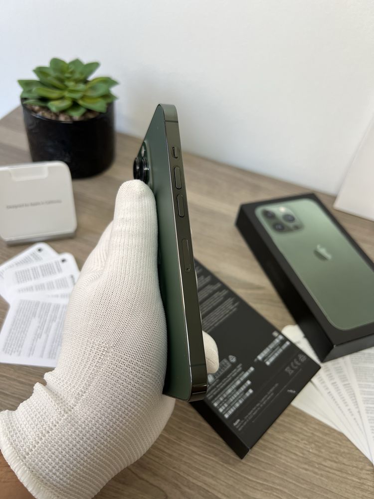 iPhone 13 PRO, Green, 128GB, КАТО НОВ, 100% батерия, 1г ГАРАНЦИЯ!